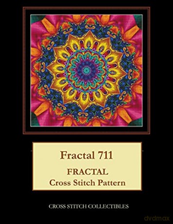 Fractal 711: Fractal Cross Stitch Pattern - Kathleen George [KSIĄŻKA]