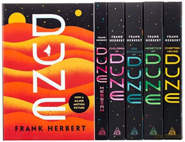 Frank Herbert's Dune Saga 6-Book Boxed Set: Dune, Dune Messiah, Children of Dune, God Emperor of Dune, Heretics of Dune, and Chapterhouse: Dune [KSIĄŻKA]