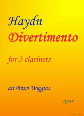 Franz Joseph Haydn: Divertimento (Clarinet Trio) - Arr: Wiggins Haydn [KSIĄŻKA]