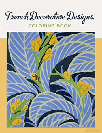 French Decorative Designs Coloring Book - Inc Pomegranate Communications [KSIĄŻKA]