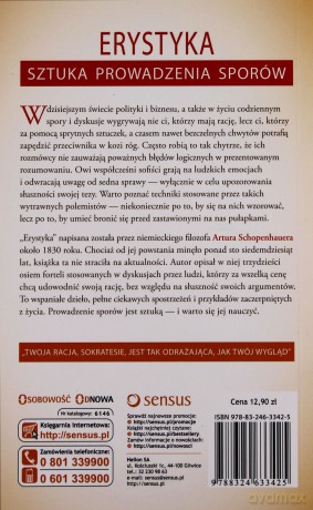Erystyka. Sztuka prowadzenia sporów [KSIĄŻKA]