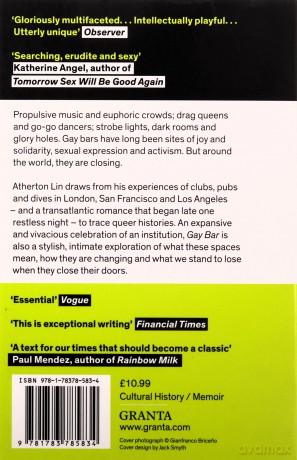 Gay Bar: Why We Went Out - Jeremy Atherton Lin [KSIĄŻKA]