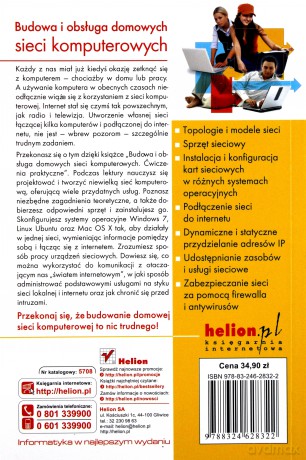 Budowa i obsługa domowych sieci komputerowych. Ćwiczenia praktyczne [KSIĄŻKA]
