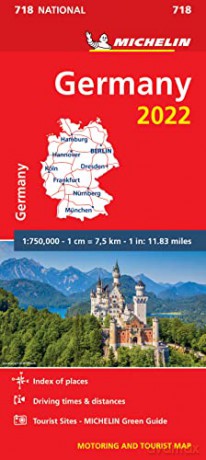 Germany 2022 - Michelin National Map 718 - Michelin [KSIĄŻKA]
