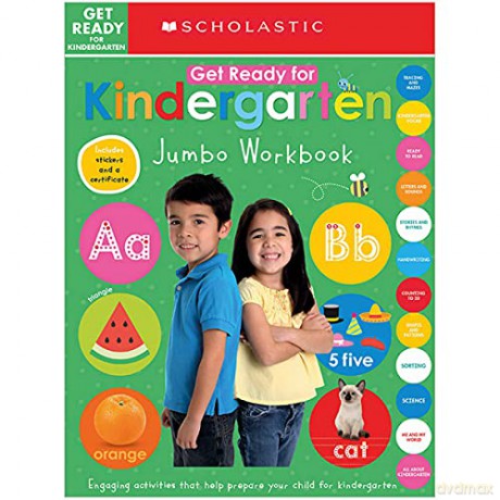 Get Ready for Kindergarten Jumbo Workbook: Scholastic Early Learners (Jumbo Workbook) - Scholastic [KSIĄŻKA]
