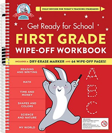 Get Ready for School: First Grade Wipe-Off Workbook - Heather Stella [KSIĄŻKA]