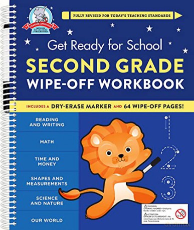 Get Ready for School: Second Grade Wipe-Off Workbook - Heather Stella [KSIĄŻKA]