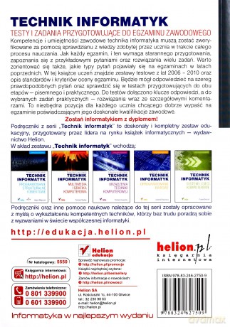 Technik informatyk. Testy i zadania przygotowujące do egzaminu zawodowego [KSIĄŻKA]