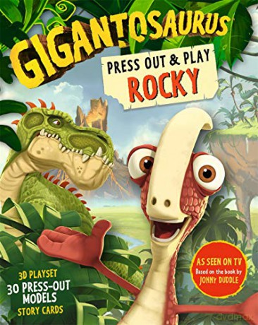Gigantosaurus: Press Out and Play ROCKY - Cyber Group Studios [KSIĄŻKA]