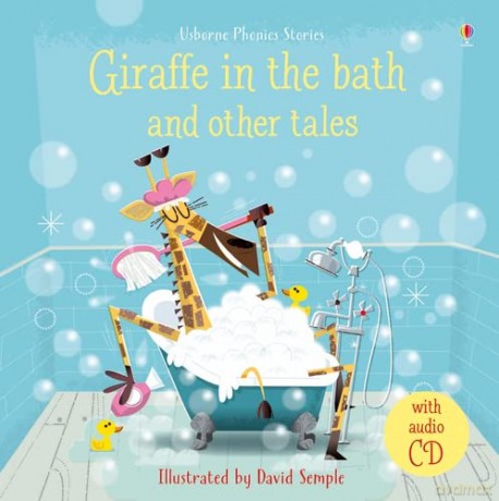 Giraffe in the Bath and Other Tales with CD (Phonics Readers): 1 (Phonics Story Collections) - Lesley Sims [KSIĄŻKA]