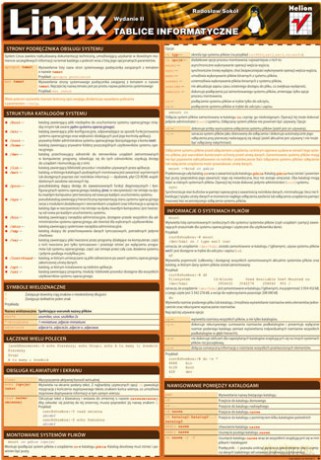 Tablice informatyczne. Linux. Wydanie II [KSIĄŻKA]