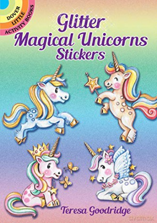 Glitter Magical Unicorns Stickers (Little Activity Books) - Teresa Goodridge [KSIĄŻKA]