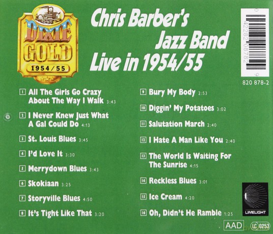 Chris Barber: Best Of Dixiland   Live [CD]
