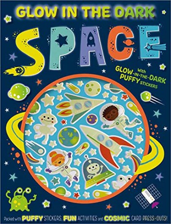 Glow in the Dark Space Activity Book - Make Believe Ideas [KSIĄŻKA]