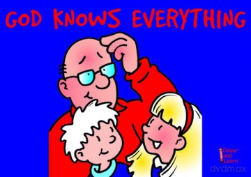 God Knows Everything: Colour and Learn (Bible Art) - Carine MacKenzie [KSIĄŻKA]