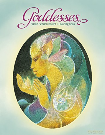Goddesses Susan Seddon Boulet Colouring Book - Pomegranate Communications [KSIĄŻKA]