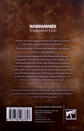 Gotrek and Felix: The First Omnibus: 1 (Warhammer Chronicles) - William King [KSIĄŻKA]