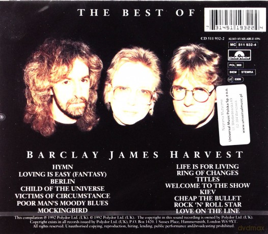 Barclay James Harvest: Best Of 1974-1990 [CD]