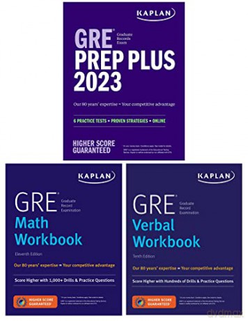 GRE Complete 2023, 3-Book Set Includes 6 Practice Tests, Online Study Guide, Proven Strategies to Score Higher: 3-Book Set: 6 Practice Tests + Proven Strategies + Online (Kaplan Test Prep) - Kaplan Test Prep [KSIĄŻKA]