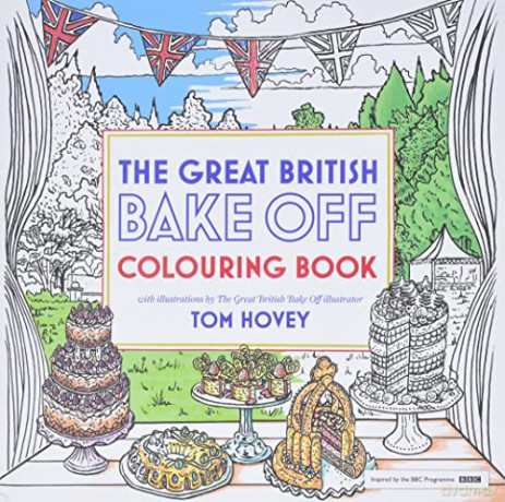 Great British Bake Off Colouring Book: With Illustrations From The Series - Tom Hovey [KSIĄŻKA]