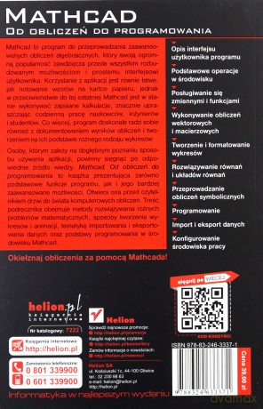 Mathcad. Od obliczeń do programowania [KSIĄŻKA]