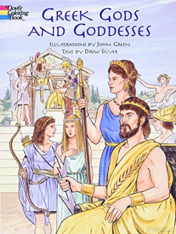 Greek Gods and Goddesses (Dover Classic Stories Coloring Book) - John Green [KSIĄŻKA]