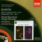 Barenboi/Boulez/Menuhin: Groc-Piano Concertos/Violin Rhapsodies [CD]