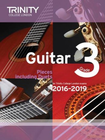 Guitar Exam Pieces Grade 3 2016-2019 - Trinity College London [KSIĄŻKA]