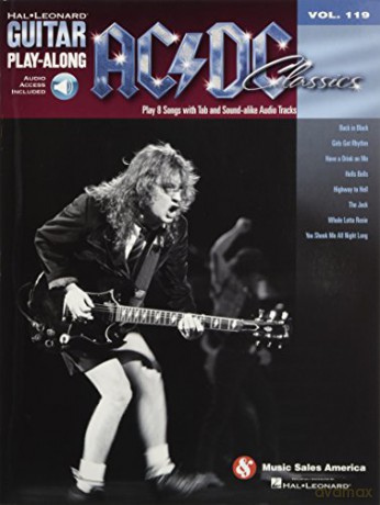 Guitar Play Along Volume 119 Ac/Dc Classics Guitar Book/Cd (Hal Leonard Guitar Play-Along) [KSIĄŻKA]