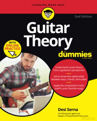 Guitar Theory For Dummies with Online Practice (For Dummies (Music)) - Desi Serna [KSIĄŻKA]