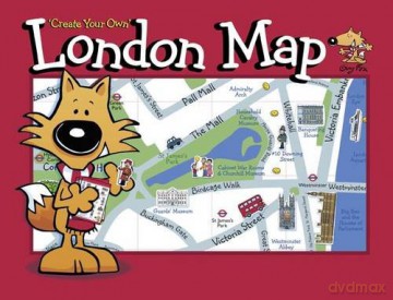 Guy Fox 'Create Your Own' London Map - Kourtney Harper [KSIĄŻKA]