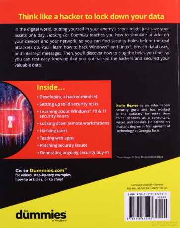 Hacking For Dummies (For Dummies (Computer/Tech)) - Kevin Beaver [KSIĄŻKA]