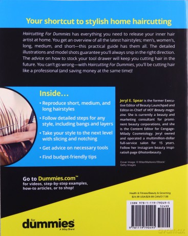 Haircutting For Dummies 2e - Jeryl E. Spear [KSIĄŻKA]