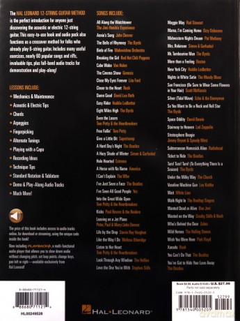 Hal Leonard 12-String Guitar Method For Acoustic or Electric 12-String Guitar - Chad Johnson [KSIĄŻKA]