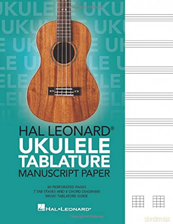 Hal Leonard Ukulele Tablature Manuscript Paper - None [KSIĄŻKA]
