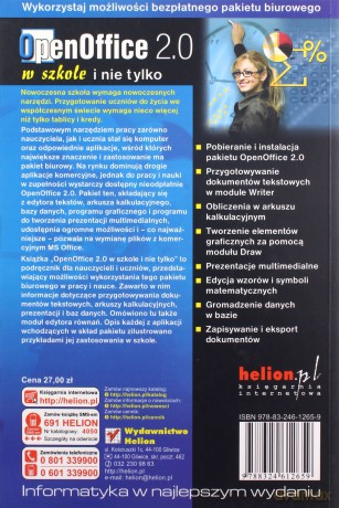 OpenOffice 2.0 w szkole i nie tylko [KSIĄŻKA]
