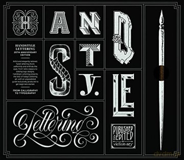 HANDSTYLE LETTERING: 20th Anniversary Boxset Edition: From Calligraphy to Typography - Victionary [KSIĄŻKA]
