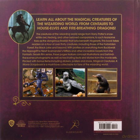 Harry Potter - Magical Creatures: A Movie Scrapbook - Warner Bros. [KSIĄŻKA]