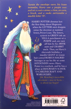 Harry Potter and the Philosopher's Stane: Harry Potter and the Philosopher's Stone in Scots - J.K. Rowling [KSIĄŻKA]
