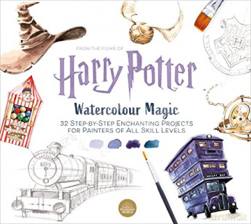 Harry Potter Watercolour Magic: 32 step-by-step enchanting projects for painters of all skill levels [KSIĄŻKA]