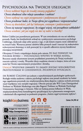 Zasady wywierania wpływu na ludzi. Szkoła Cialdiniego [KSIĄŻKA]