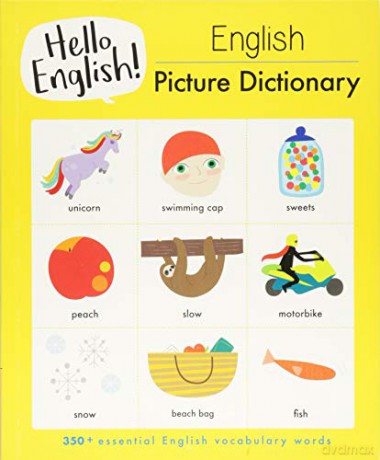 Hello English: English Picture Dictionary: 1 - Sam Hutchinson [KSIĄŻKA]