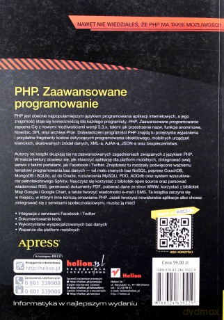 PHP. Zaawansowane programowanie [KSIĄŻKA]