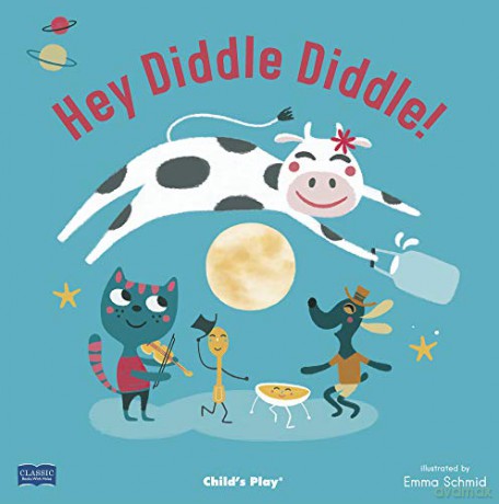Hey Diddle Diddle (Classic Books with Holes Board Book) - Emma Schmid [KSIĄŻKA]