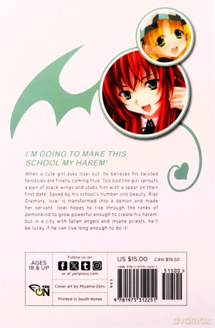 High School DxD, Vol. 1 (light novel): Diablos of the Old School Building (High School DXD (Light Novel)) - Ichiei Ishibumi [KSIĄŻKA]