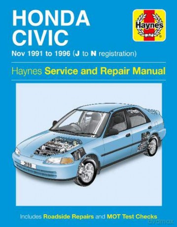Honda Civic (Nov 91 - 96) Haynes Repair Manual - Anon [KSIĄŻKA]