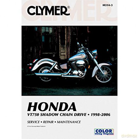 Honda VT750 Shadow Chain Drive 1998-2006 (Clymer Motorcycle Repair) - James Grooms [KSIĄŻKA]