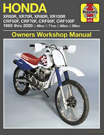 Honda XR50R, XR70R, XR80R, XR100R, CRF50F, CRF70F, CRF80F, CRF100F (85-20) [KSIĄŻKA]
