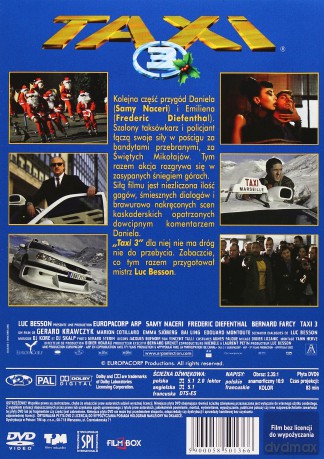 Taxi 3 [DVD]