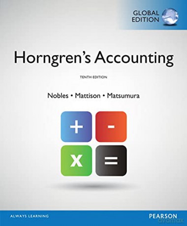Horngren's Accounting, Global Edition - Tracie Miller-Nobles [KSIĄŻKA]